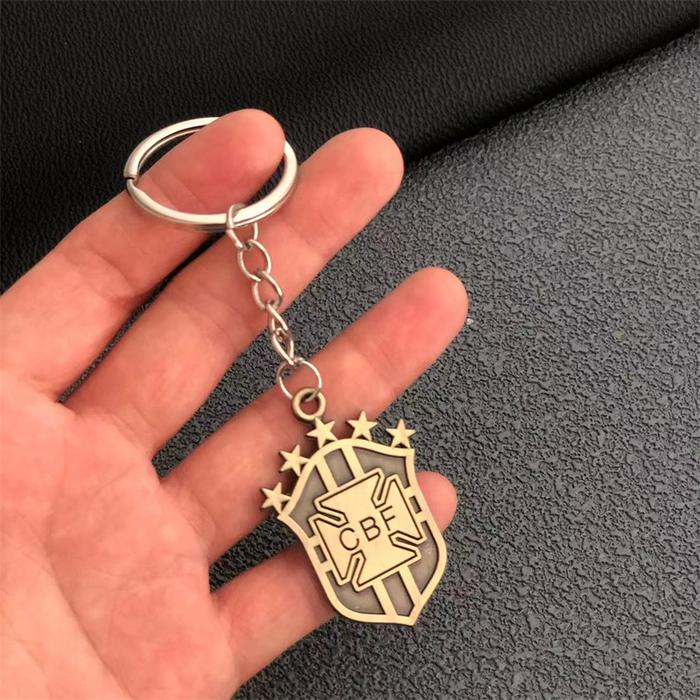 Gambar Aksesoris Souvenir Gantungan kunci Motif Logo Klub Sepak Bola - Brazil dari Super AL store undefined Tokopedia