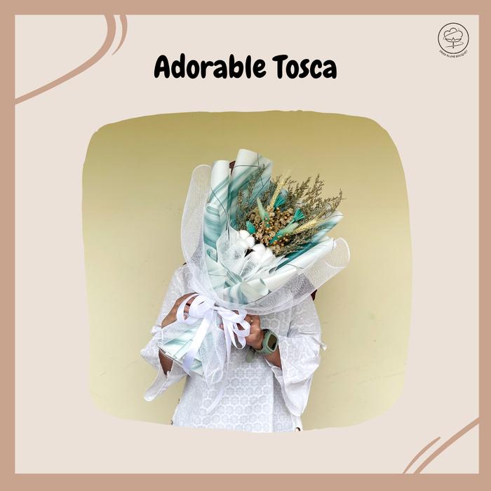 Gambar Buket Bunga Kering Adorable Pink Dried Flower Bouquet Hadiah Wisuda - Adorable Tosca dari Dried Blume Bouquet undefined Tokopedia