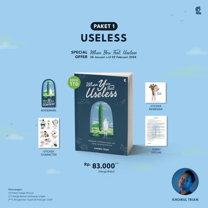Gambar Buku Motivasi WHEN YOU FEEL: USELESS - Gradien Mediatama - Bumifiksi - PAKET 1 dari Bumi Fiksi Makassar undefined Tokopedia