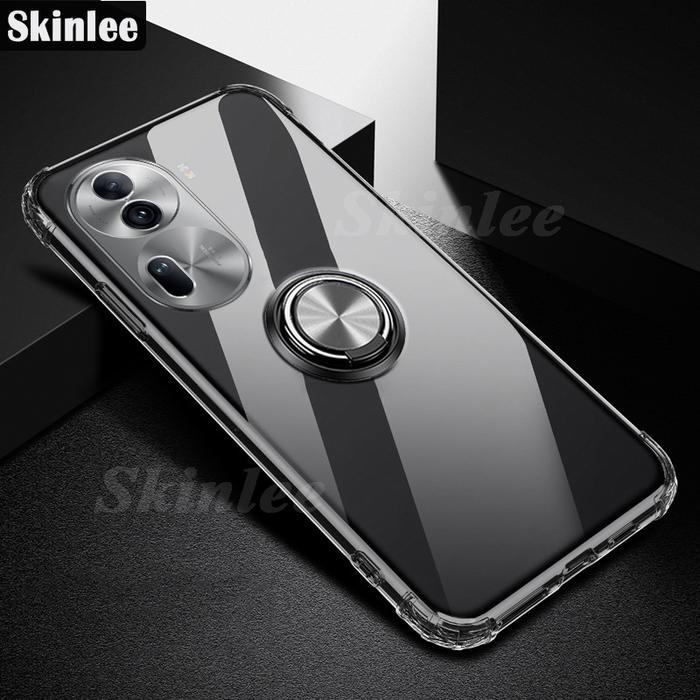 Gambar Casing Untuk Oppo Reno 11 Pro 5G Silikon Soft Case Handphone Cover - Clear+Ring, Reno 11 Pro 5G dari Zaneta Case undefined Tokopedia