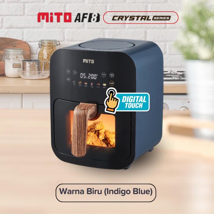 Gambar Air Fryer Mito AF8 Airfryer AF 8 Low Watt Frayer Friyer Fyer Mitochiba Biru Hitam Putih - Biru dari Palapa Home undefined Tokopedia