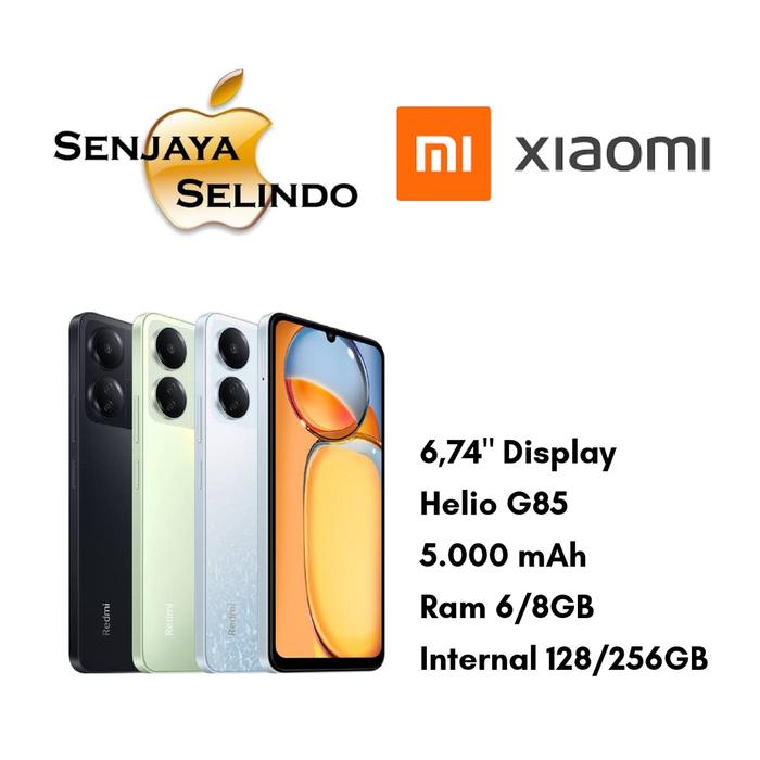 Gambar Xiaomi Redmi 13C 64Gb 128Gb Garansi Resmi - 8/256, Black dari Senjaya Selindo undefined Tokopedia