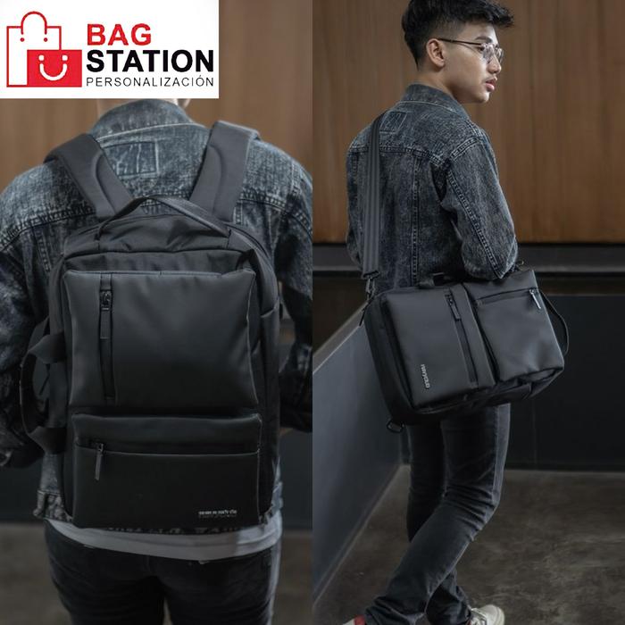 Gambar RANSEL LAPTOP NAVY CLUB BLACK 3 IN 1 ORIGINAL BACKPACK NAVY CLUB 3 IN 1 ORIGINAL TAS MULTIFUNGSI 3 IN 1 TAS PUNGGUNG Hitam - Hitam dari BAGSTATION.ID undefined Tokopedia