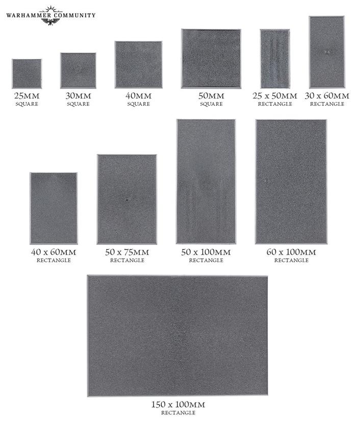 3D Printed Miniature SQUARE Base 30mm