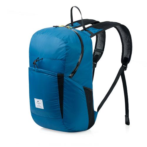 Gambar TAS LIPAT WATERPROOF 22L NATUREHIKE NH17A017-B C4 BACKPACK ULTRALIGHT - Biru dari Moonlight Outdoor undefined Tokopedia
