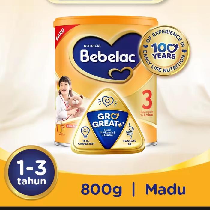 Gambar Bebelac 3 uk 800 gr - Honey dari TOKO UEL_NEW undefined Tokopedia
