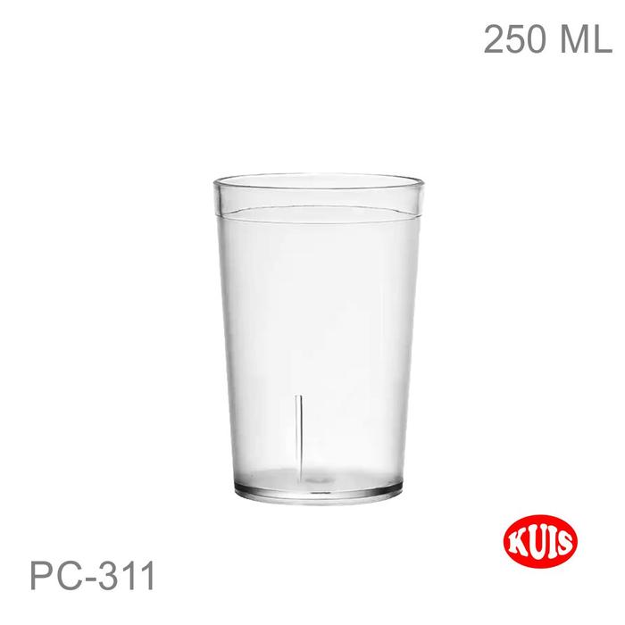 Gambar Gelas Plastik Tebal Cafe Gelas Jus Minuman Dingin Tahan Banting - 250ml dari Pusat Barang Impor undefined Tokopedia