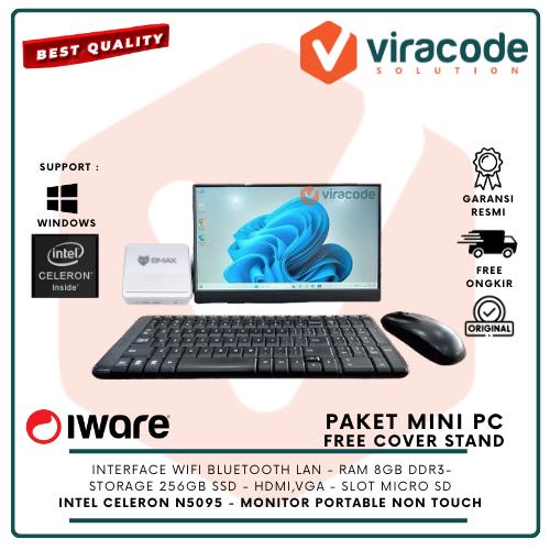 Gambar Paket Mini Pc i3 + Portable Monitor /Paket Mini Pc Murah & Terbaik - B3 8GB dari Viracode Solutions undefined Tokopedia
