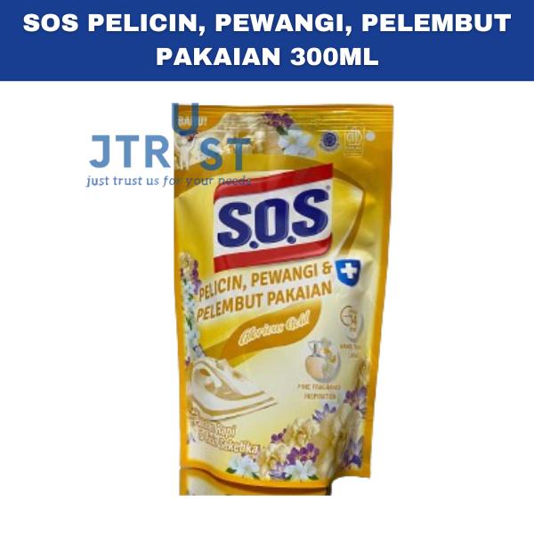 Gambar Pewangi Pakaian Pouch 300 ml SOS Pelicin - Glorious Gold dari JTRUST undefined Tokopedia
