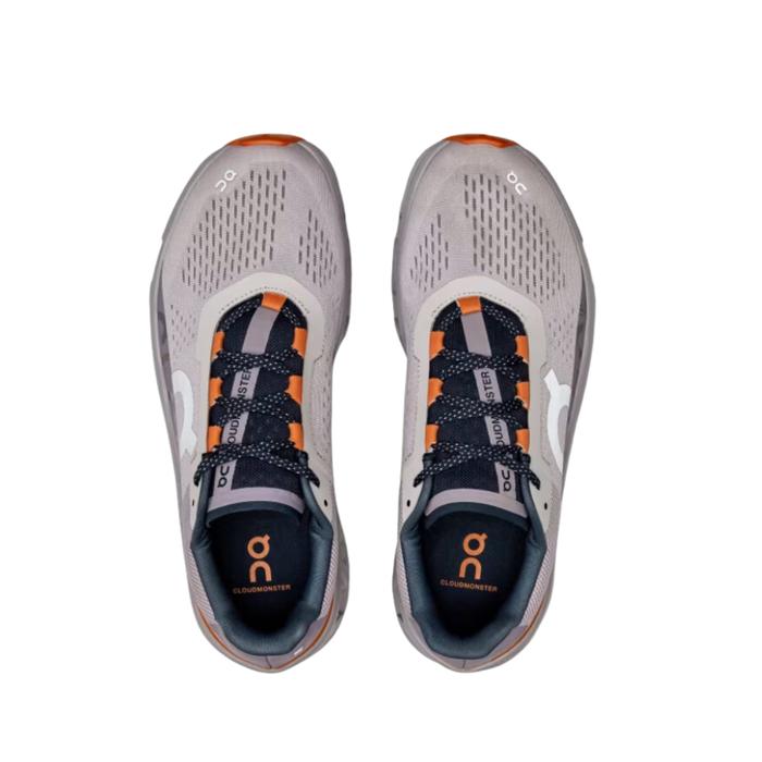 Gambar On Cloudmonster Comfort Versatile Non‑Slip Low‑Top Running Grey - Grey Orange, 40 dari MDAP SPORT undefined Tokopedia
