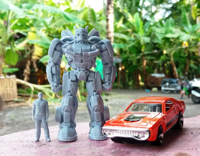 Gambar Action Figure Transformers Bumblebee Skala 1:64 dari Rendol Shop undefined Tokopedia