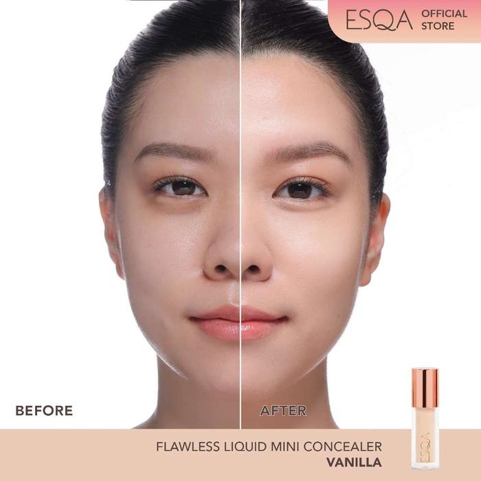 Gambar ESQA Flawless Liquid Concealer / Corrector / 100% Original Esqa - MINI Vanilla dari Glow Kit Store undefined Tokopedia