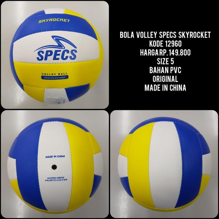 Gambar volly Ball / Bola Voli Merk SPECS Size 5 dari Wans Sports undefined Tokopedia