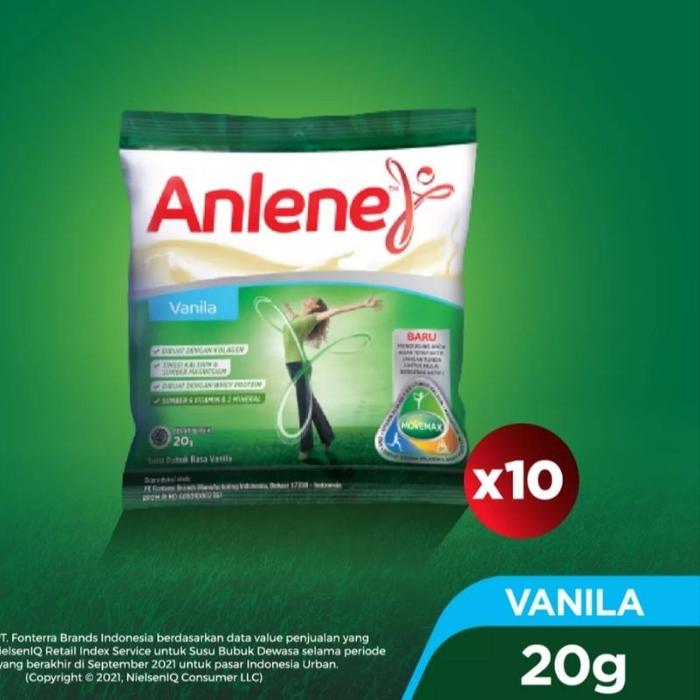 Gambar Susu ANLENE sachet isi 10 x 25gr Vanilla Cokelat - Vanilla dari Berkatjaya10 undefined Tokopedia