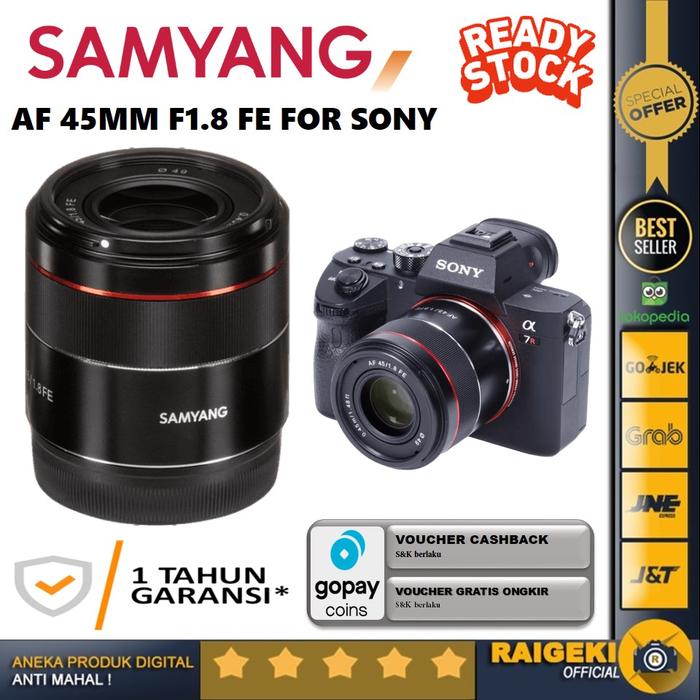 Samyang AF 45mm FE Lens for Sony E LENSA