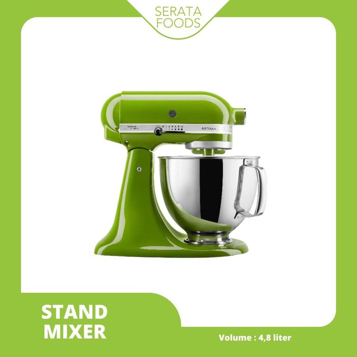 Gambar KitchenAid 5KSM195PSN Artisan Tilt-Head Stand Mixer (Basic Color) 4.8L - Matcha dari Serata Foods undefined Tokopedia
