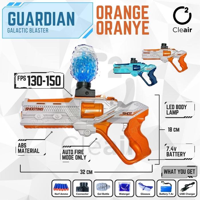 Gambar CleAir O2 - Water Gell Blaster Mainan Anak-anak Olahraga Aman 602A - Orange dari Merangkai0 undefined Tokopedia