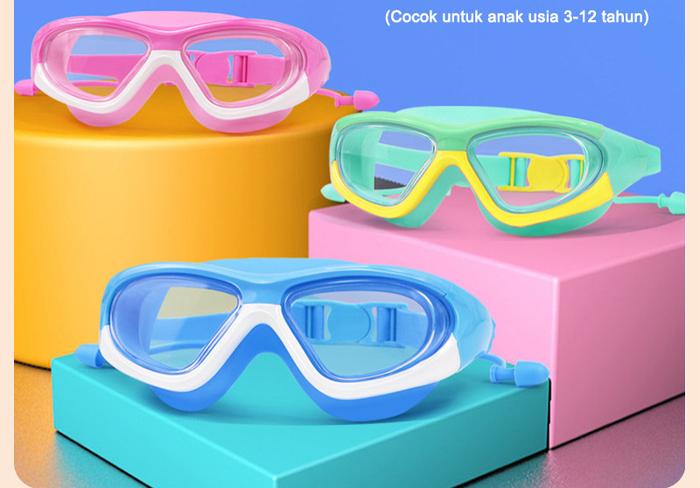 Gambar Kacamata Renang Anak & Remaja / Swimming Goggles Anti Fog HD Colorfull dari Ezzymart Jakarta undefined Tokopedia