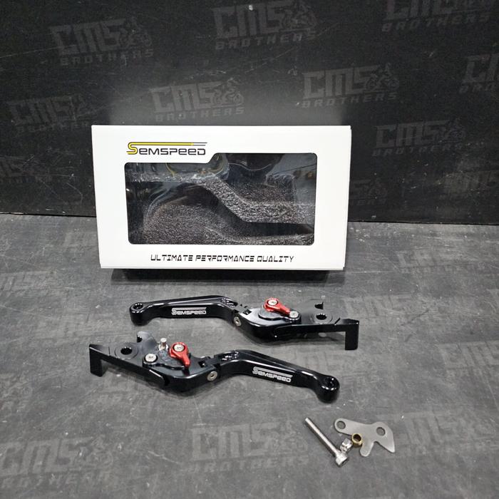 Gambar Handle brake Rem Semspeed CNC Yamaha All New Xmax 250 2023 Connected - Hitam dari Cemerlang6Brothers undefined Tokopedia