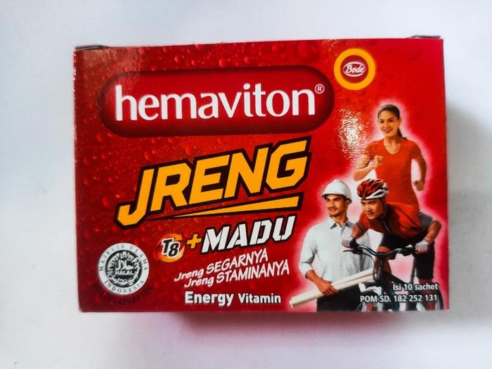 Gambar Hemaviton Jreng T8 Madu Isi 10 Sachet dari TokoBintangJayaMalang undefined Tokopedia