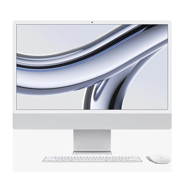 Gambar APPLE iMac M3 CHIP 8-CORE CPU+10-CORE GPU 8GB 512GB 24" TOUCH ID - MQRK3ID/SILVER dari Global Persada System undefined Tokopedia