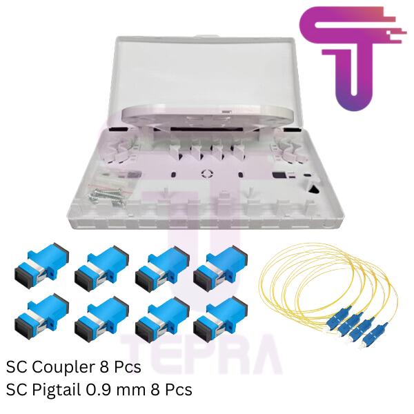 Gambar Roset Fiber Optic 8 Core kosongan|Roset FO 8 Core - Lengkap dari Teprastore undefined Tokopedia
