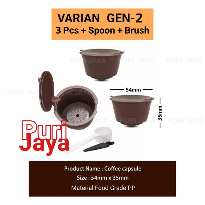 Gambar Refill Capsule Dolce Gusto Coffee Refillable Kapsul Kopi Nescafe - 3 Pcs dari Puri Jaya_NEW undefined Tokopedia