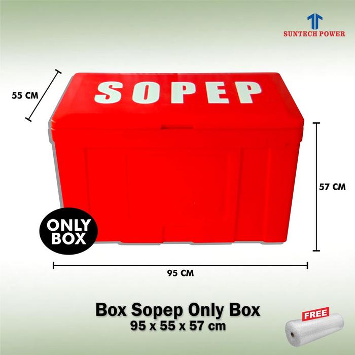 Gambar Kotak Sopep Box Kapal Merah Ukuran 95x60x55 Box Sopep - Tanpa isi dari SUNTECH POWER undefined Tokopedia