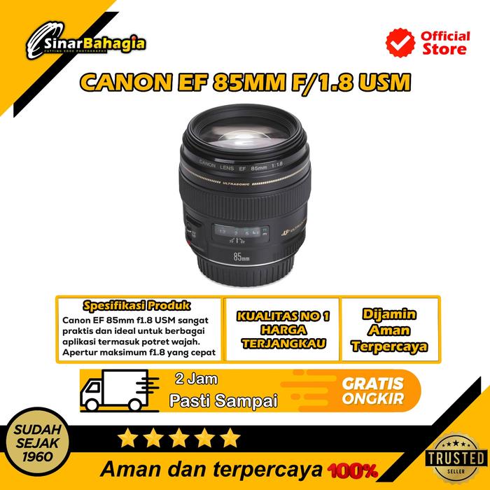 Jual CANON EF 85MM USM/ LENSA CANON EF 85MM/ LENSA CANON EF