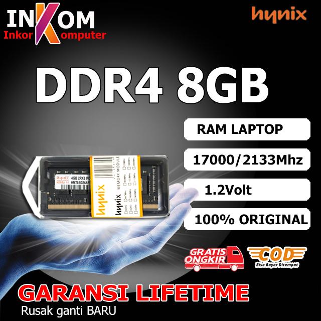 Gambar Ram Memory Laptop Sodim DDR4 4GB 8GB 16GB 32GB 2133 2400 2666 All Merk - 8GB HYNIX, PC 2666 dari INKOR KOMPUTER undefined Tokopedia