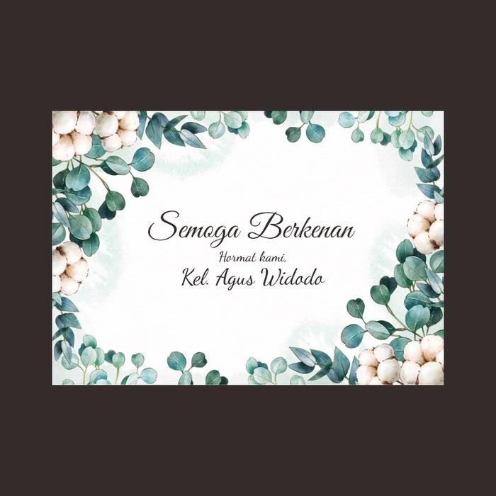 Gambar Sticker Stiker Custom Nama Ucapan Semoga Berkenan Label Sun - Gre dari DextonPRINT undefined Tokopedia