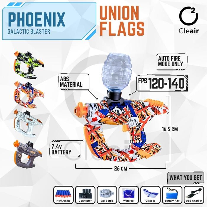 Gambar Water Gel Blaster Mainan Anak-anak Olahraga Aman Phoenix - Orange dari Merangkai0 undefined Tokopedia