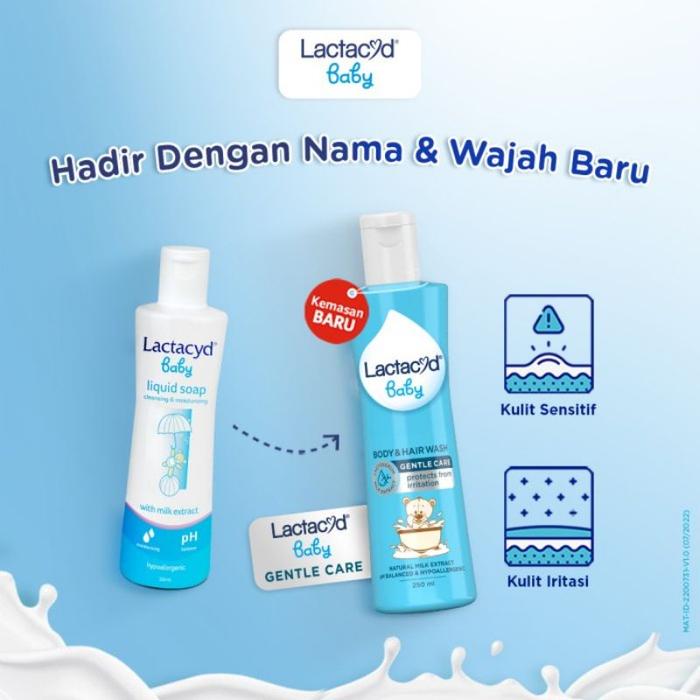 Lactacyd Baby Sabun Mandi Bayi Lactacyd Liquid Baby Skin Care 150mL 60mL