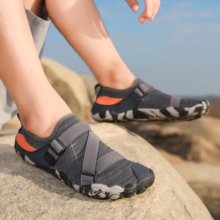 Gambar Sepatu Pantai Renang Diving Surfing Snorkling Rafting Selam Aqua Shoes - Abu-abu 586, 39 dari MiAdoo undefined Tokopedia