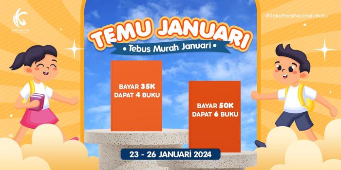 Gambar Promo Temu "tebus murah" Januari - Bukukaluku (23-26 januari 2024) - 35k get 4 buku dari Bukukaluku Jogjakarta undefined Tokopedia