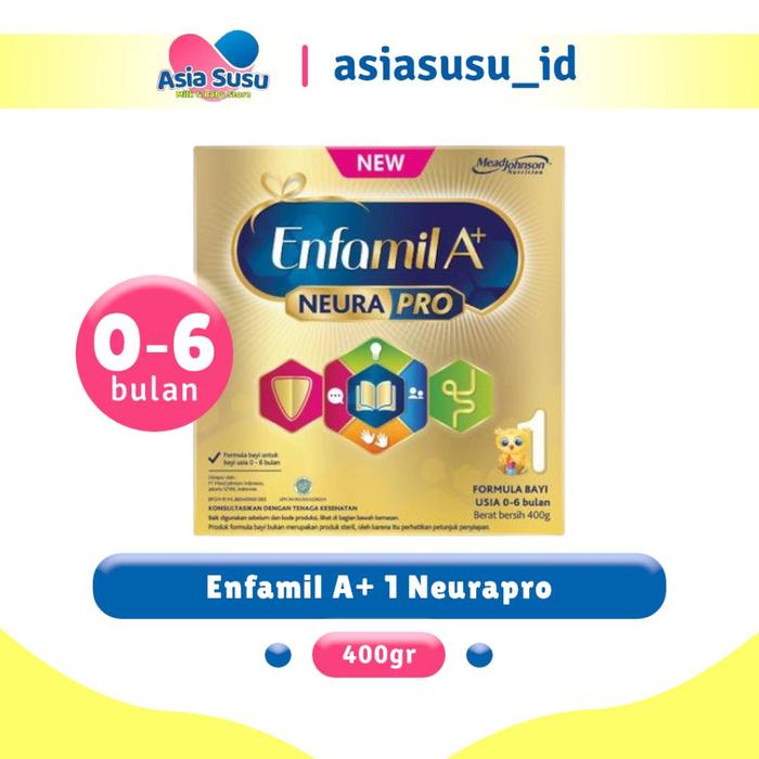 Gambar ENFAMIL A+ 1 (0-6 BULAN) 400GR /ENFAMIL A+ 2 (6-12 BULAN) 400GR - ENFA 1 400 GR dari Nademkarin undefined Tokopedia