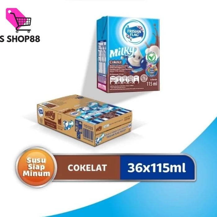 Gambar susu uht frisian flag 115 ml 1 karton - Coklat dari LS_SHOP88 undefined Tokopedia
