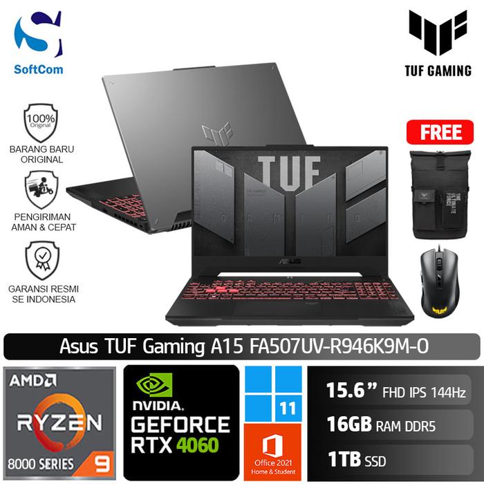 ASUS TUF GAMING A15 FA507 ゲーミング美品バッテリ96%（【楽天市場 