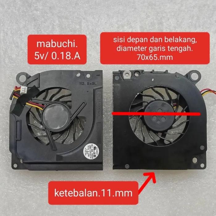 Gambar kipas cpu dc 5 vol/ fan keong blower dc 5v/ kipas keong dc 5vol/ STB - 5v. 0.18.A dari everest revo undefined Tokopedia