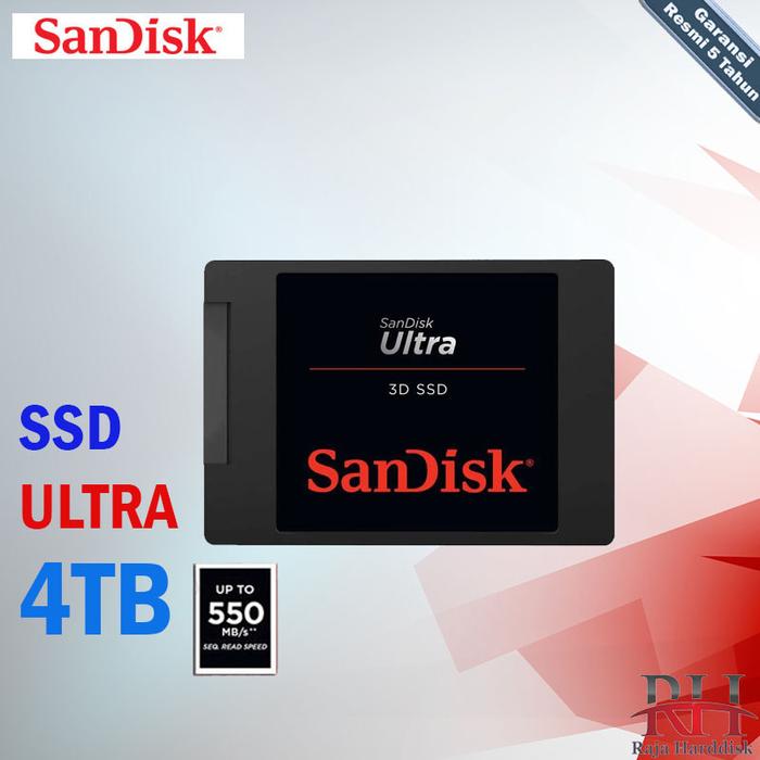 SanDisk Ultra 3D SSD 4TB SATA (a) 4tb Sandisk Sdssdh3 4t00 SanDisk