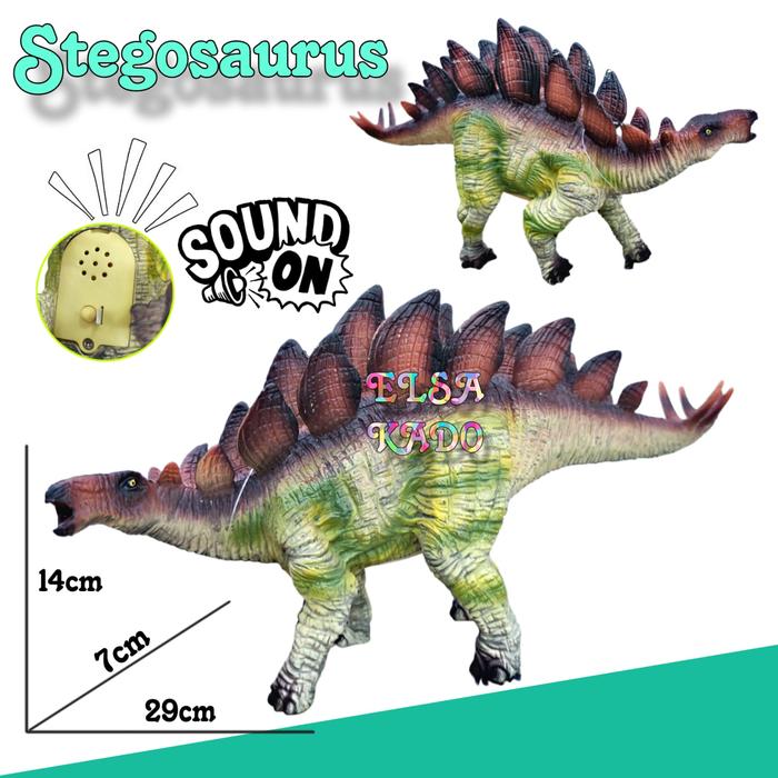 Gambar Stegosaurus Figure Dinosaurus Mainan - STEGOSAURUS C dari ELSA KADO STORE undefined Tokopedia