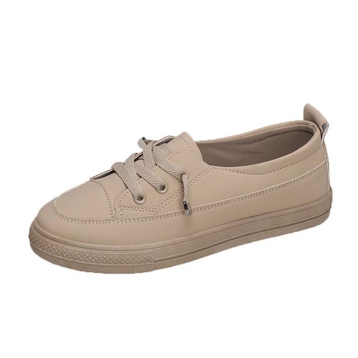 Gambar Sepatu Sneakers Wanita Casual Fashion Korea - Khaki, 36 dari Trifa Shopline undefined Tokopedia