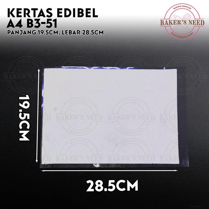 Gambar Cetak Edible Paper Topper Cake Custom A4 Bisa dimakan Foodgrade - Hanya kertas dari Bakers Need_NEW undefined Tokopedia