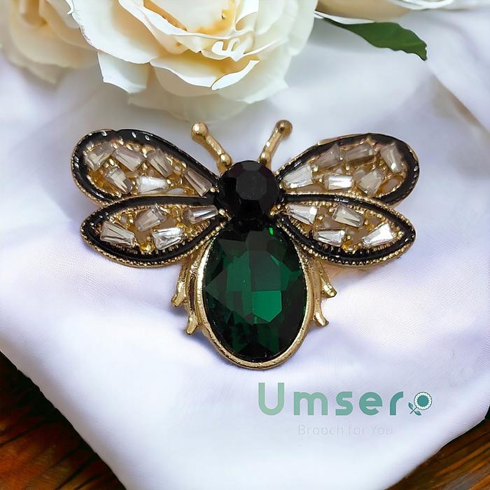 Gambar Bross Permata Sparkling Bros wanita Gamis Pesta Kebaya Jilbab Kekinian - Daun Sparkling dari UmSero Acc undefined 3 Tokopedia