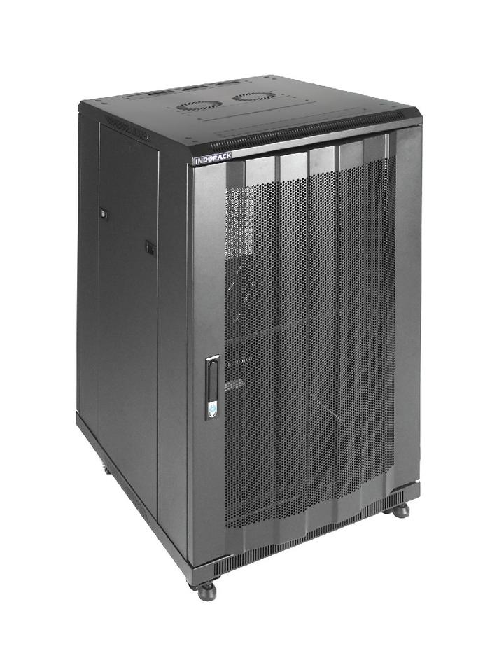 Jual INDORACK CLOSE RACK SERVER 20U DEPTH 600MM PERFORATED DOOR ...