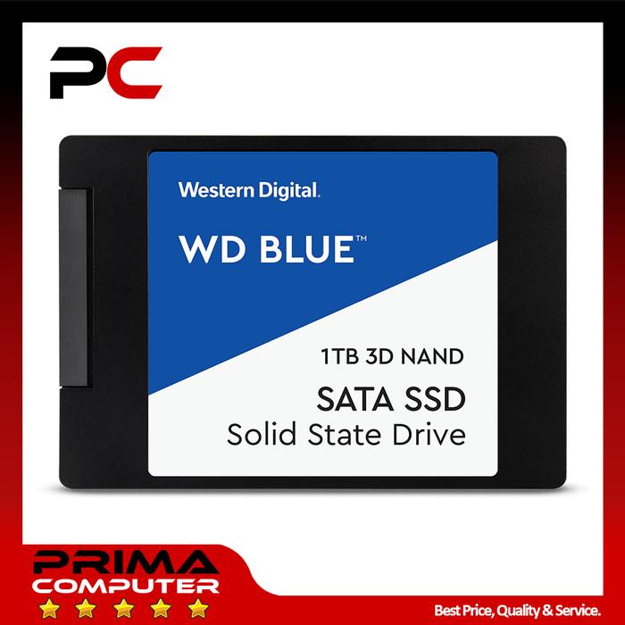 Jual SSD WD Blue 3D NAND 1TB SATA III 3D 6Gb/s Kota Batam