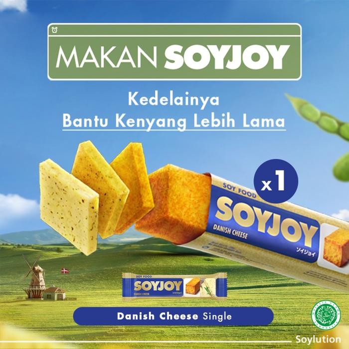 Gambar SOYJOY Snack protein Bar Kedelai tenaga recovery lari sepeda olahraga - DANISH CHEESE dari Hangermedal undefined Tokopedia