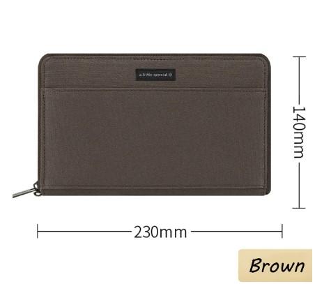 Gambar Kokuyo Little Special Series Travel Pouch Storage Bag WSG-KUSK261 - Brown dari Uni Kokuyo Indonesia undefined Tokopedia