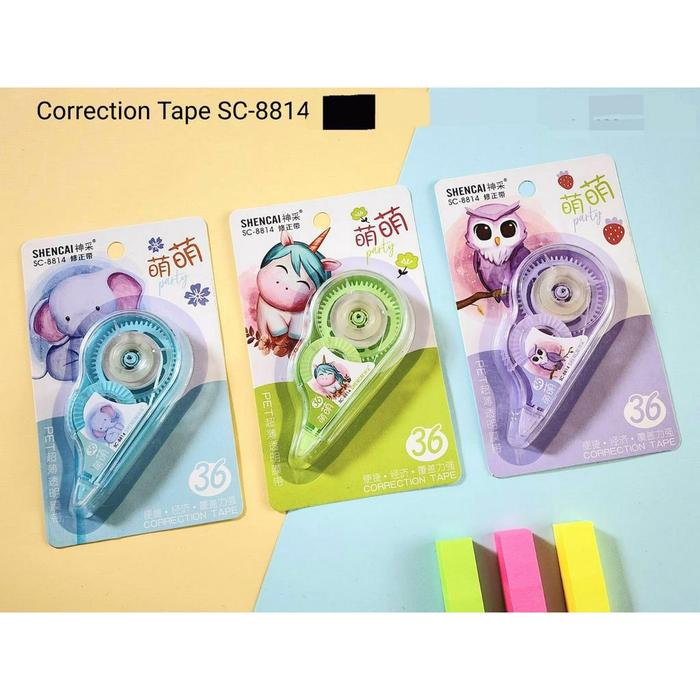 Gambar TIPEX ROLL/correction tape/tip-ex kertas/tipe-x karakter lucu BESAR - 8814(36M) dari KEEN MART undefined Tokopedia