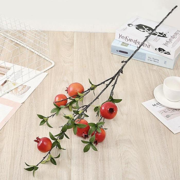 Gambar Pomegranate Delima Artificial Hiasan Imlek Buah Delima Cny Decor Home - Red dari DIKA JEANS09 undefined Tokopedia